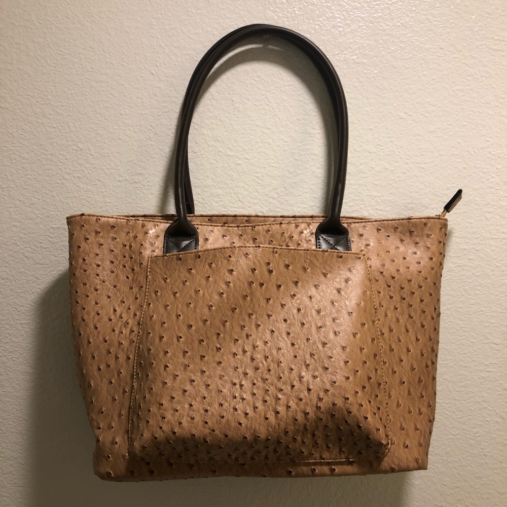 Ostrich tote bag